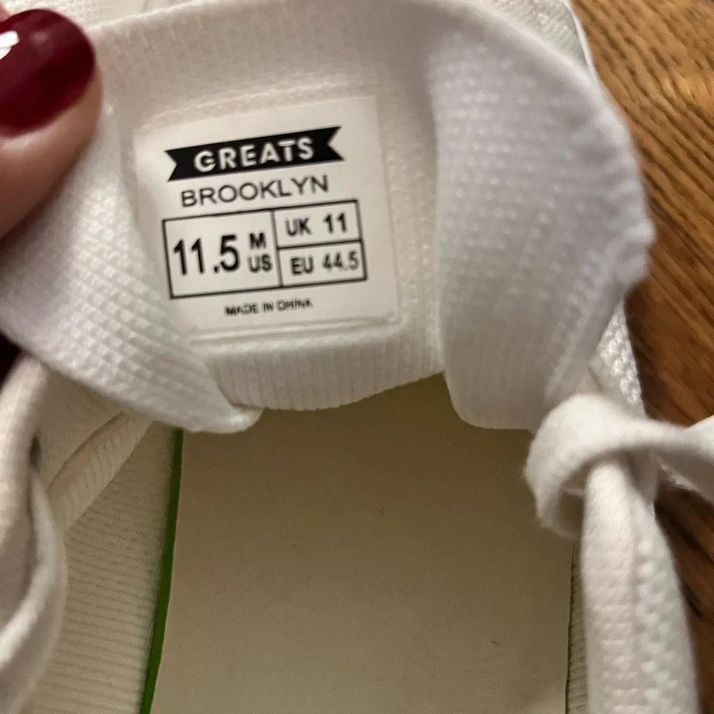 Greats Brooklyn white canvas sneakers